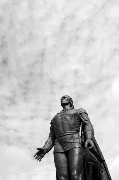 Christopher columbus escultura — Fotografia de Stock