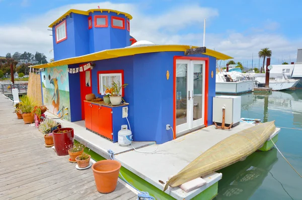 Colorful houseboat in Sausalito — Φωτογραφία Αρχείου