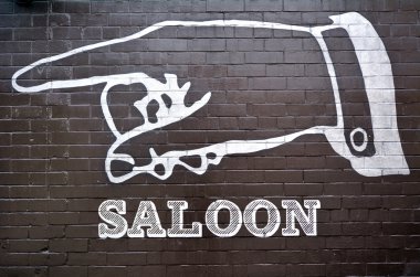 Saloon sign and symbol