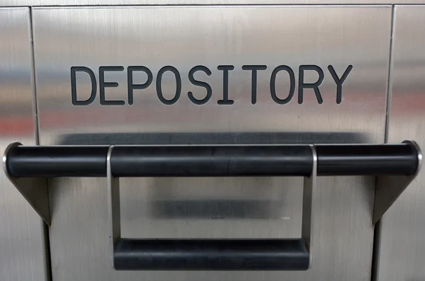 Bank deposit box — Stock Photo, Image