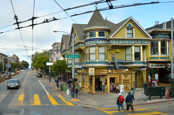 Haight Street em Haight-Ashbury — Fotografia de Stock