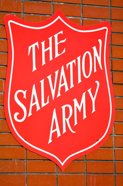 El Ejército de Salvación Escudo Rojo signo —  Fotos de Stock