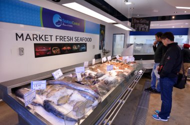 Alışveriş Auckland Balık pazarı, Auckland Yeni Zelanda