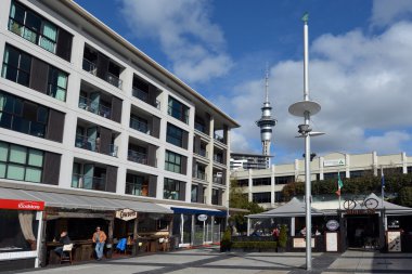 Market Square at viaduct basin in Auckland - New Zealand