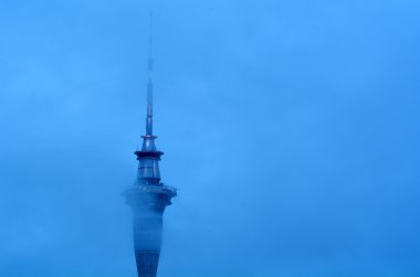 Clouds over Auckland Sky Tower - New Zealand
