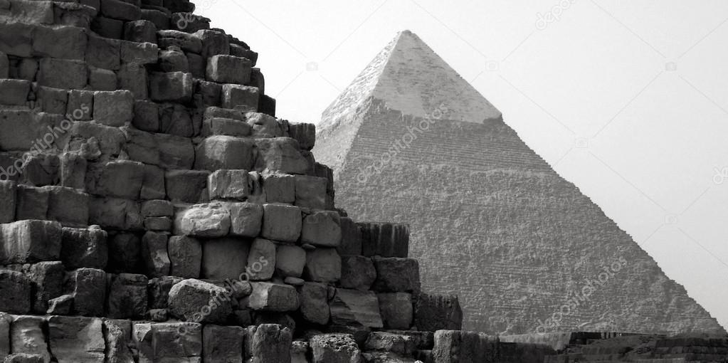 The iconic Great Pyramids of Giza, Egypt