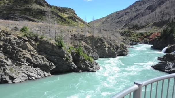 Kawarau River in Otago — Stock Video