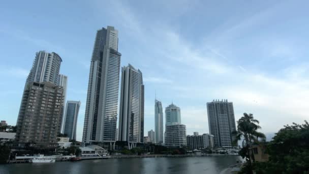 Surfers Paradise Skyline — Stockvideo