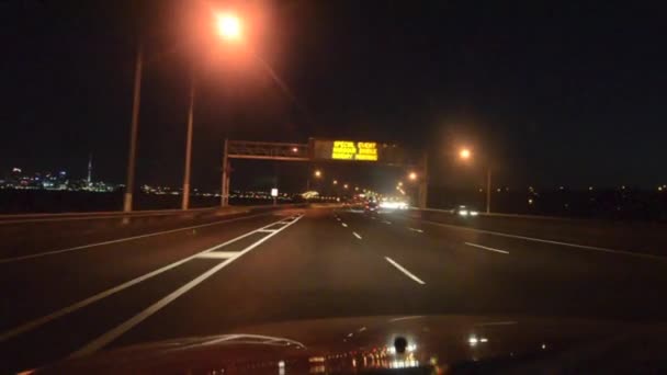 Nz State Highway 1'de trafik — Stok video