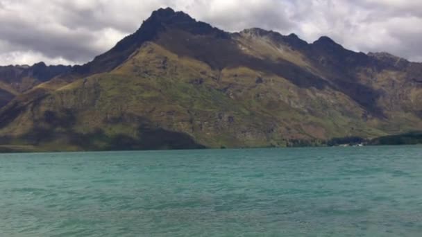 Lago wakatipu Queenstown — Vídeo de Stock