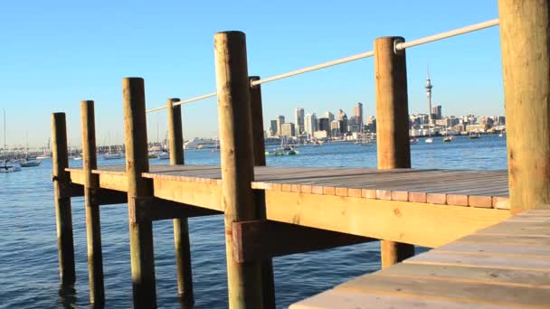 Auckland skyline centro — Vídeo de stock