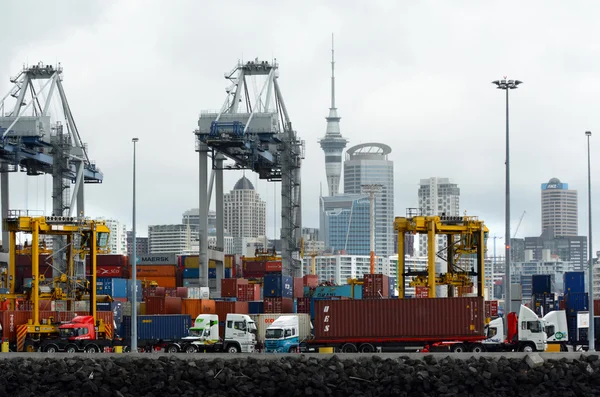 Ports of Auckland - New Zealand — Stock Photo, Image