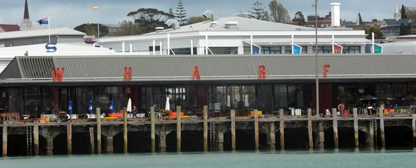 Wynyard kwartaal waterkant in Auckland - Nieuw-Zeeland — Stockfoto