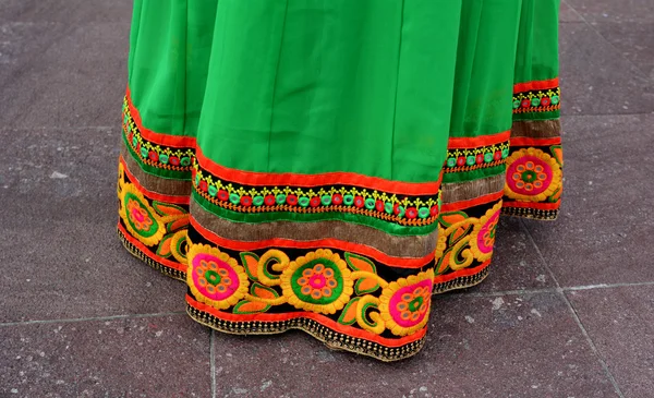 Indian festive woman dress. — Zdjęcie stockowe