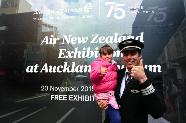 Air New Zealand pilot — 图库照片