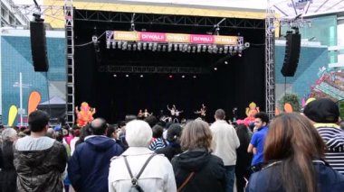 Hint insanlar kutlamak Diwali Festivali Auckland, Yeni Zelanda