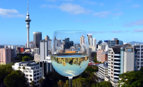 White wine, Sauvignon Blanc- New Zealand — Stock fotografie