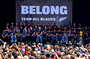 Yeni Zelanda Koç Steve Hansen ve Richie Mccaw
