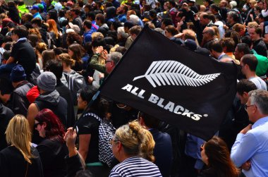 Tüm siyahlar hayranları Victoria Park Auckland, Yeni Zelanda