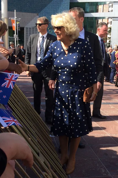 Duchess of Cornwall visit to Auckland New Zealand — 图库照片