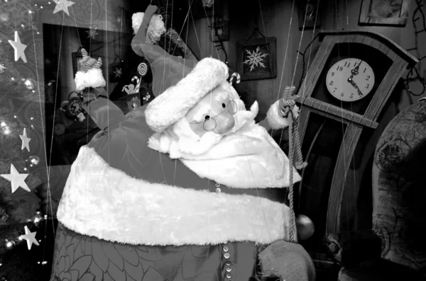 Santa Claus at home on Christmas Holiday — Stok fotoğraf