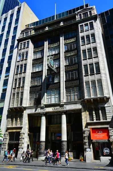 Guardian building in Auckland CBD, Nova Zelândia . — Fotografia de Stock