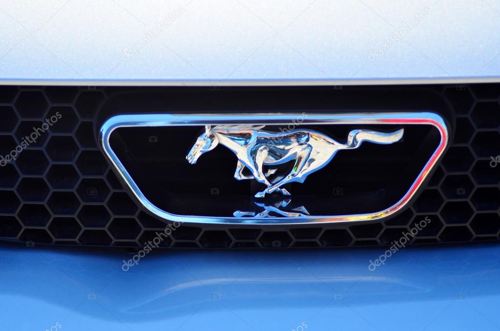 AUCKLAND,  NZL - NOV 05 2015:Ford Mustang in a public US muscle cars V8 car show. The 1965 Mustang won the Tiffany Gold Medal for excellence in American design, the first automobile ever to do so.