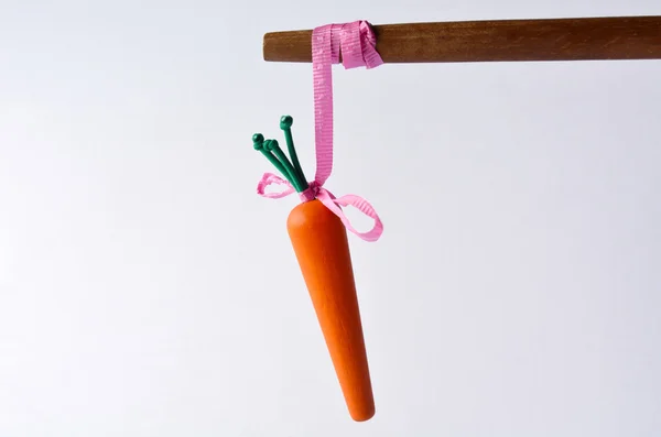 Carrot or stick approach idiom — Stock Photo, Image