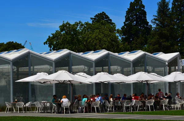 Christchurch Botanic Gardens bezoekerscentrum - Nieuw-Zeeland — Stockfoto