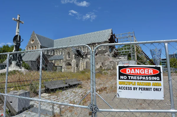 Catedral de ChristChurch en Christchurch - Nueva Zelanda —  Fotos de Stock