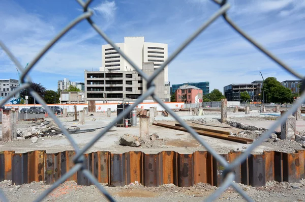 Beschädigtes Gebäude in Neuseeland — Stockfoto