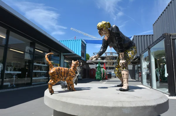 Ricominciamo. centro commerciale a Christchurch - Nuova Zelanda — Foto Stock