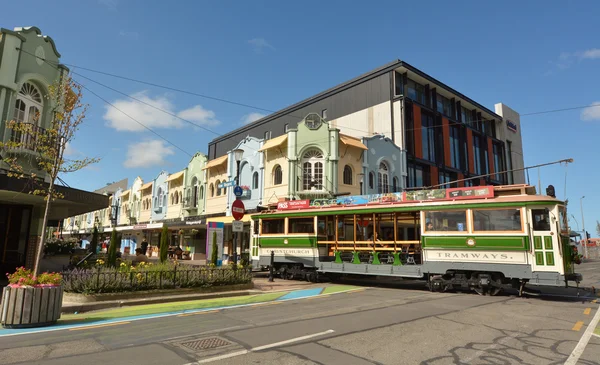 Nuova Regent Street a Christchurch - Nuova Zelanda — Foto Stock