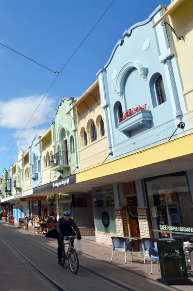 Nowe Regent Street w Christchurch - Nowa Zelandia — Zdjęcie stockowe