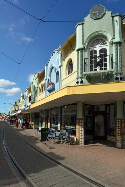 New Regent Street em Christchurch - Nova Zelândia — Fotografia de Stock