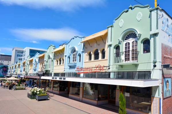 Nieuwe Regent Street in Christchurch - Nieuw-Zeeland — Stockfoto