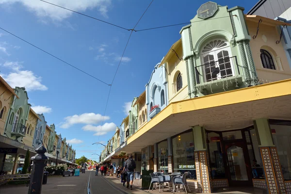 Ny Regent Street i Christchurch - Nya Zeeland — Stockfoto