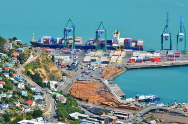 Lyttelton Christchurch bağlantı noktası - Yeni Zelanda