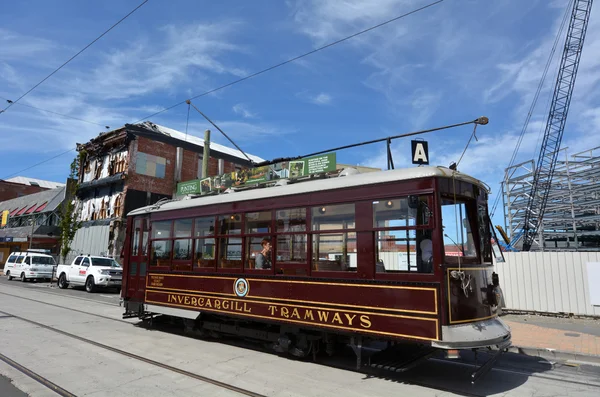 Christchurch tram tram systeem - Nieuw-Zeeland — Stockfoto