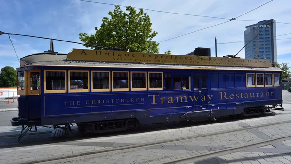 Трамвайная система Крайстчерча - Новая Зеландия — стоковое фото