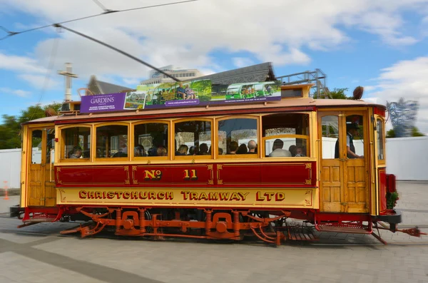 基督城缆车电车系统-新西兰 — 图库照片