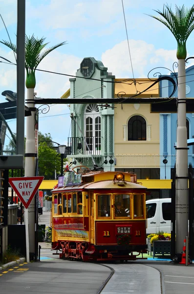 Christchurch Tramway tram system - New Zealand — Stock Photo, Image