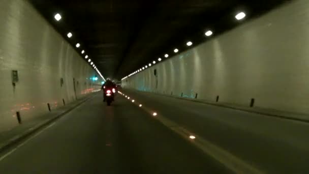 Lyttelton tunnel christchurch neuseeland — Stockvideo