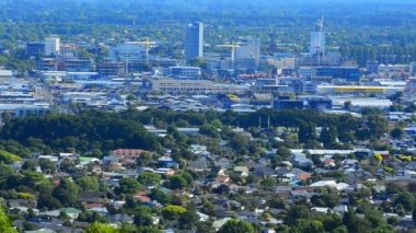 Christchurch manzarası Yeni Zelanda
