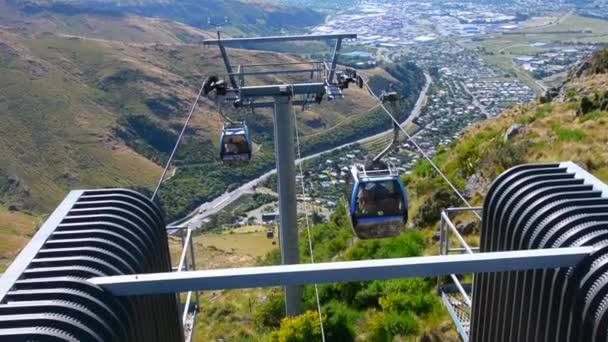 Christchurch Gondola Nowa Zelandia — Wideo stockowe
