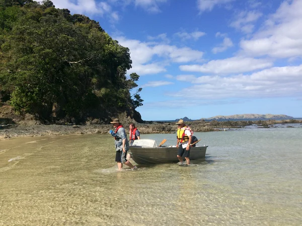 Pescatori neozelandesi — Foto Stock