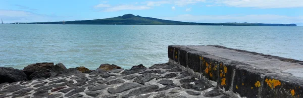 Krajobraz wyspa Rangitoto Auckland Nowa Zelandia — Zdjęcie stockowe