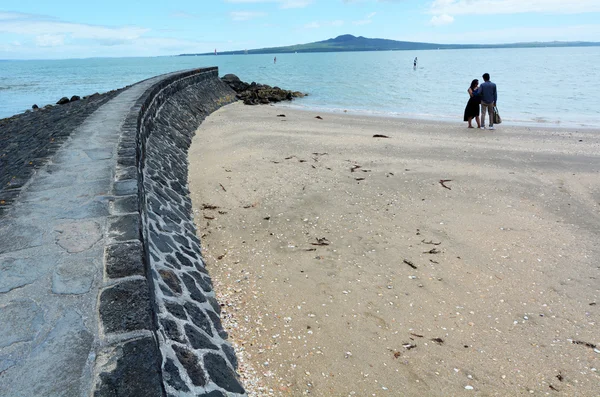 Paisaje de la isla de Rangitoto Auckland Nueva Zelanda — Foto de Stock