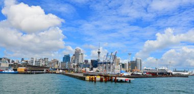 Auckland waterfront skyline - New Zealand