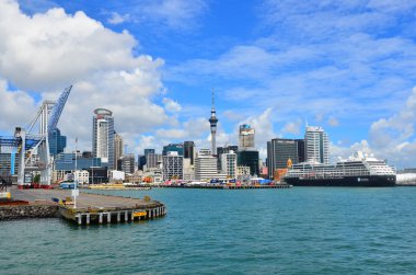 Auckland waterfront skyline - New Zealand
